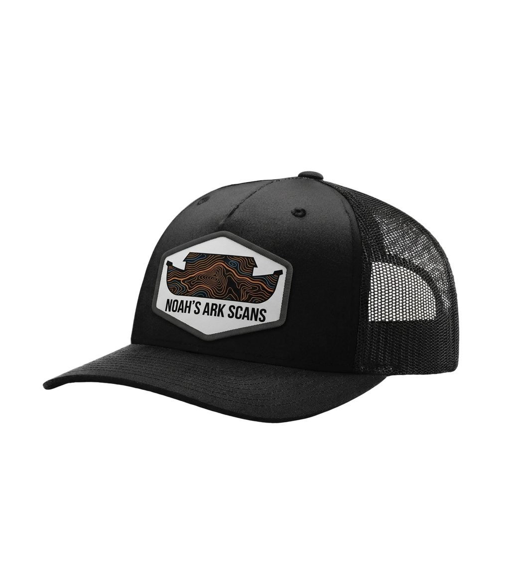 Topo Patch Trucker Hat — side
