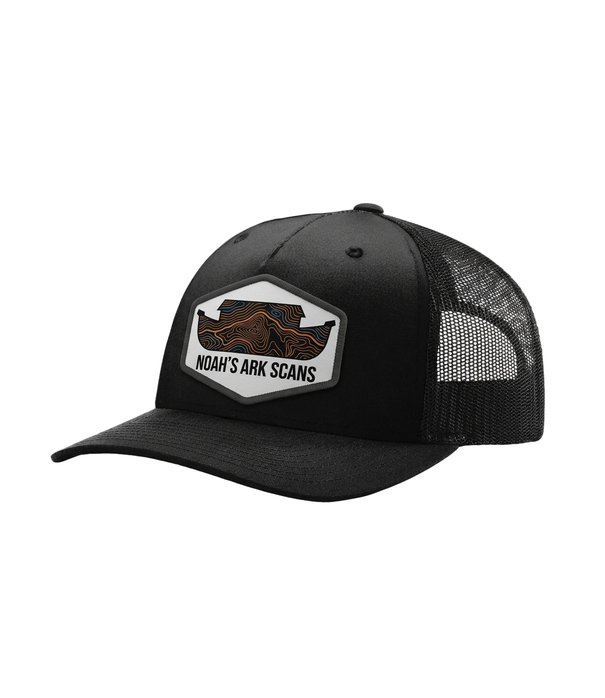 Topo Patch Trucker Hat — side